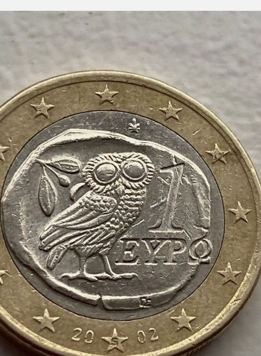 2002 one euro - with, owl