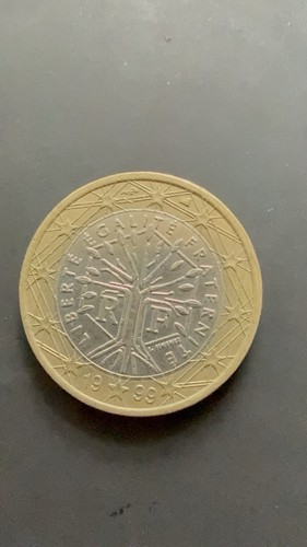 Euro coin france 1999 - 1, rf