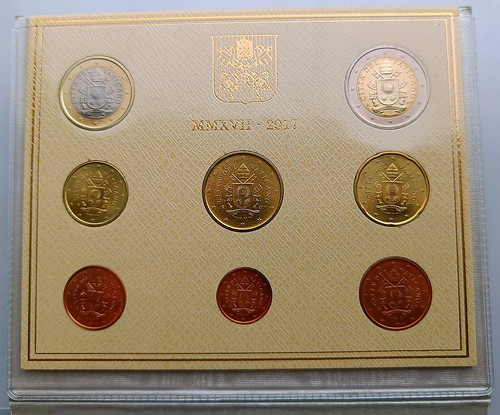 Vatican set coins 1 euro - set,