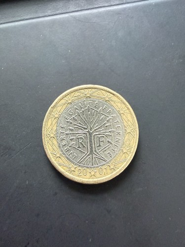 2001 france euro coin - 2001,