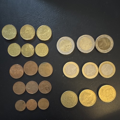 European union euro coin - euro, mixed