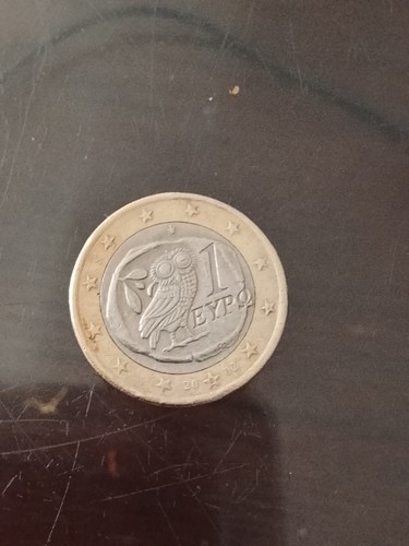2002 one euro coin with - coin,