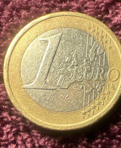 Euro coin span 2001 - 1,