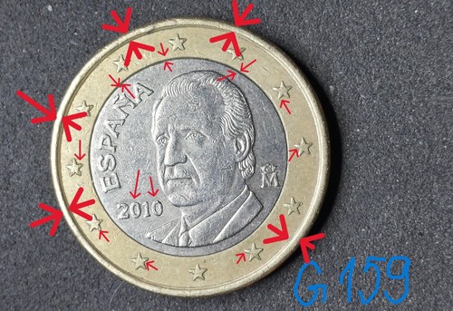 Spain euro coin - spain,1, coin,2010