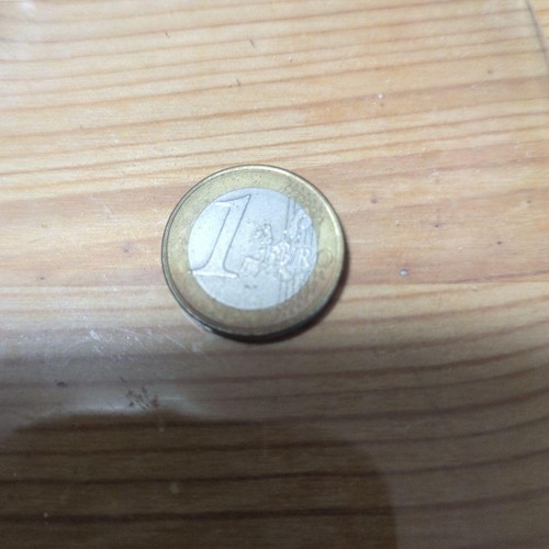 Euro bimetallic coin - bimetallic,