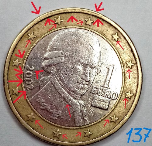 Austria euro coin 2002 - austria,,
